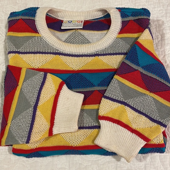 COOGI Australia 100% cotton sweater size L - Picture 2 of 11